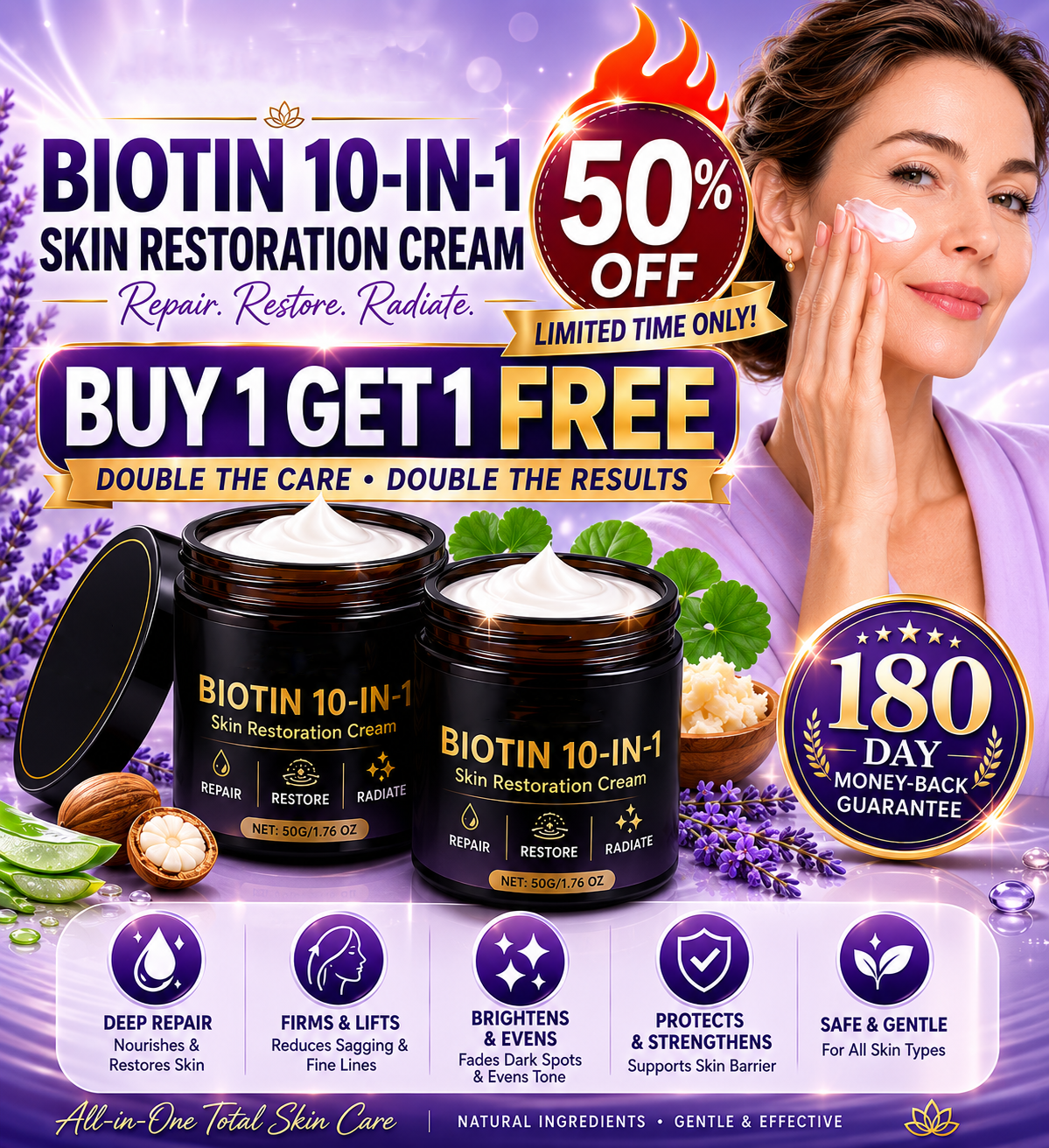 BIONTION 10-IN-1 SKIN RESTORATION CREAM