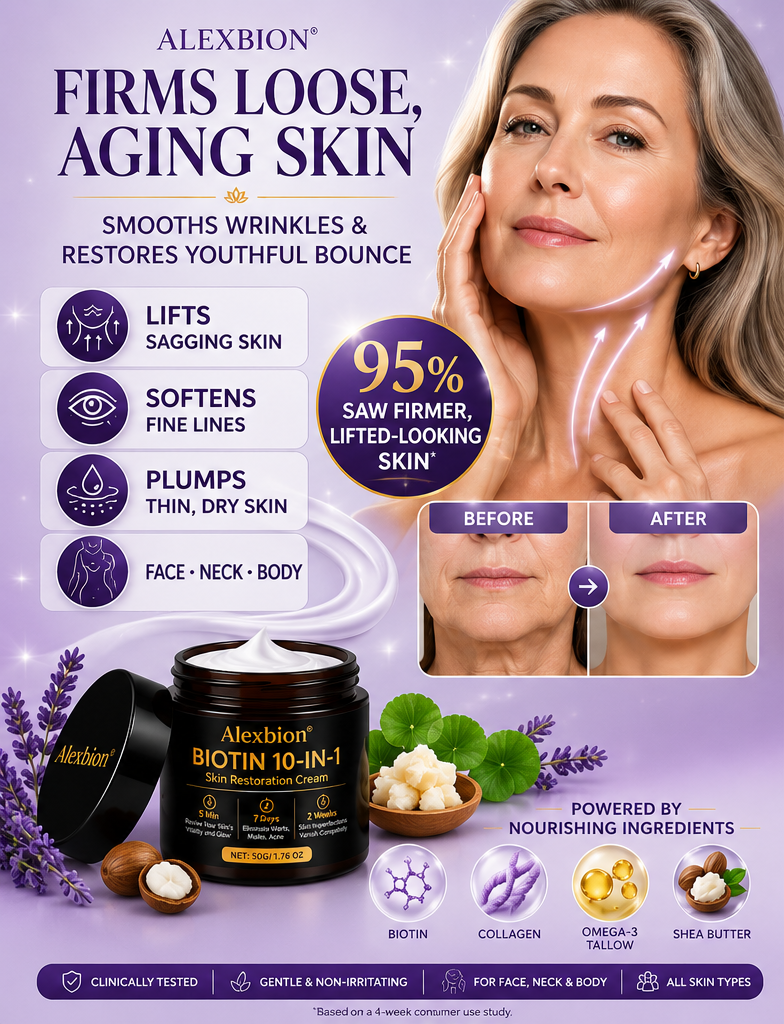 Firms Loose, Aging Skin & Reduces Wrinkles for Youthful Bounce